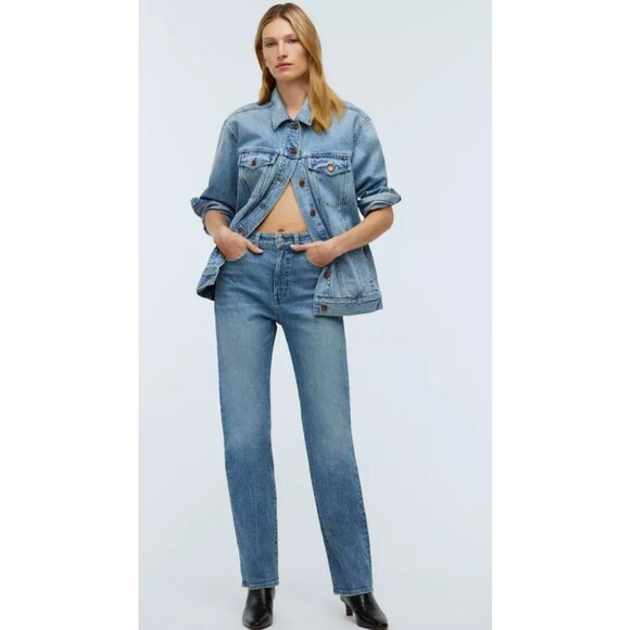 Madewell Denim - Madewell $128 The Tall '90s Straight Jean in Rondell Wash Size 27  Women's